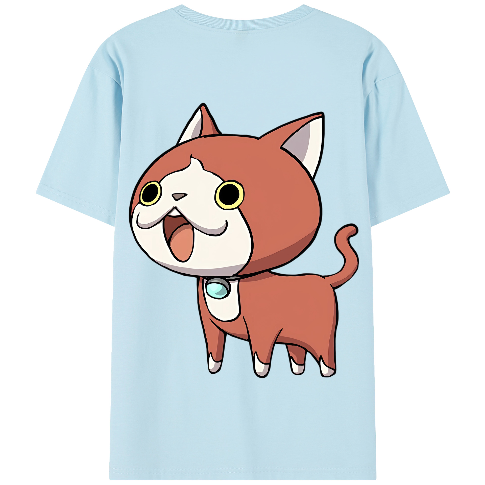 （画像用） 妖怪ウォッチ Yo-kai Watch 綿100％半袖Tシャツ（背面プリント）